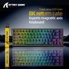 ATTACK SHARK X68HE X68Pro He Магнитная Механическая Клавиатура для Профессионального Гейминга 0.01мм Быстрое Срабатывание 8000Гц SOCD/Rs 0.125мс 128K Скорость