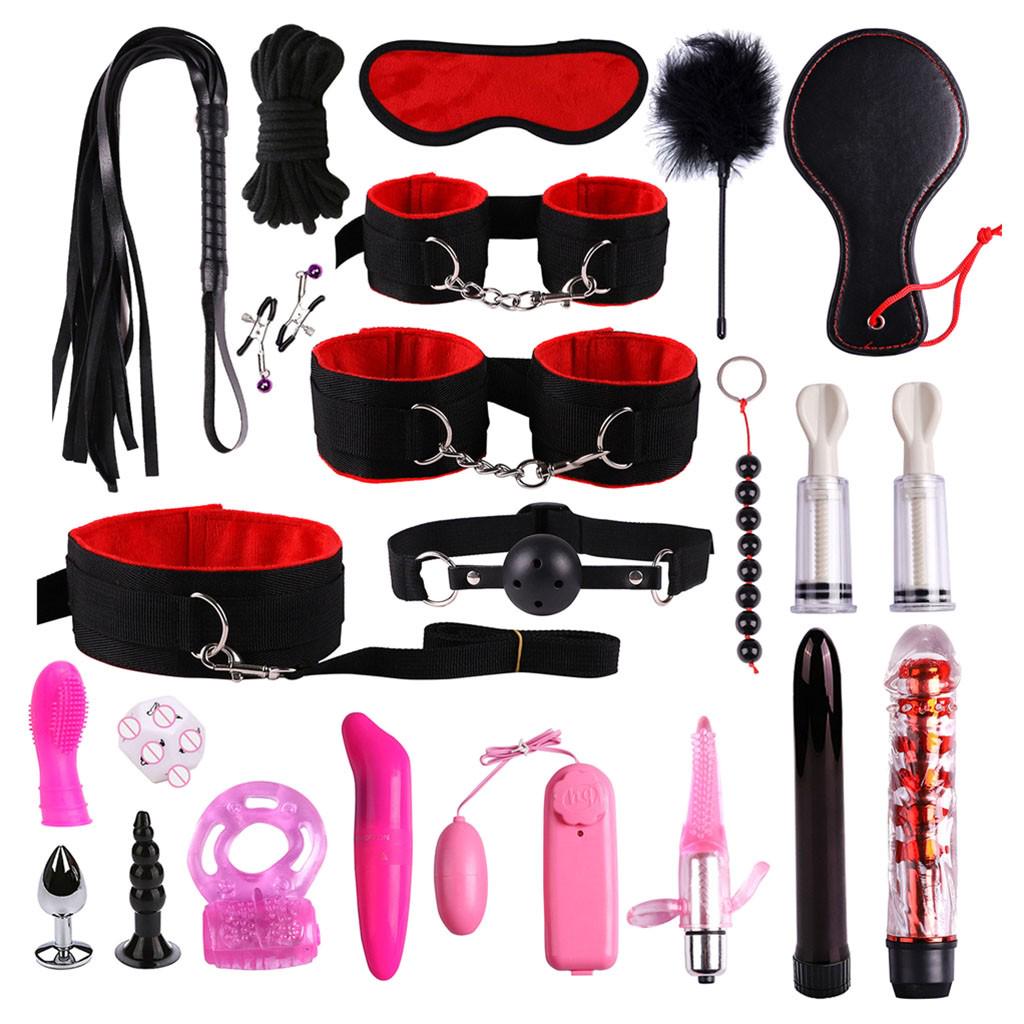 (SU)Кнут Веревочный Костюм Массажный Анальный Анальная Пробка Кольцо Вибратор Пара SM Комплект Игрушки Набор
