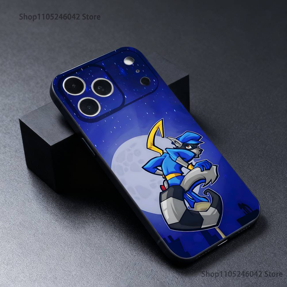 Game Sly C-Cooper Phone Case For iPhone 17,16,15,14,13,12,11,Pro,XS,Max,XR,Plus,E,SE4,Mini Black Soft Cover