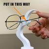 14cm Face Shaped Glass Holder Abstract Side Face Sunglasses Display Rack 3D Printed Desktop Storage Organizer For Home Office