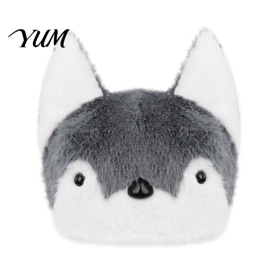 Cute Pointed Ear Hat Plush Animal Hat, Fox And Wolf Double-sided with 3D Ears, Fashionable Daily Headwear Fuzzy Warm for Men Women Cosplay Party Wear