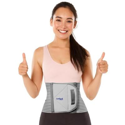Пояс Leeford Abdominal Support Belt-Size-L|Облегчение боли в пояснице|Дышащий пояс|Уменьшение живота|Пояс для поддержки при болях в спине для мужчин и женщин