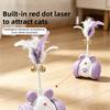 2 Play Mode Automatic Mouse Car Cat Toy Infrared Laser Cat Teasing Toy  Interactive Game