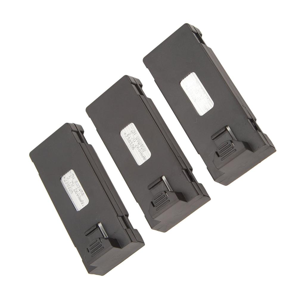 3pcs RC Aircraft Lithium Battery Kit Light Charging Cable Set for E88 E88Pro LS E525 E525Pro 3.7v