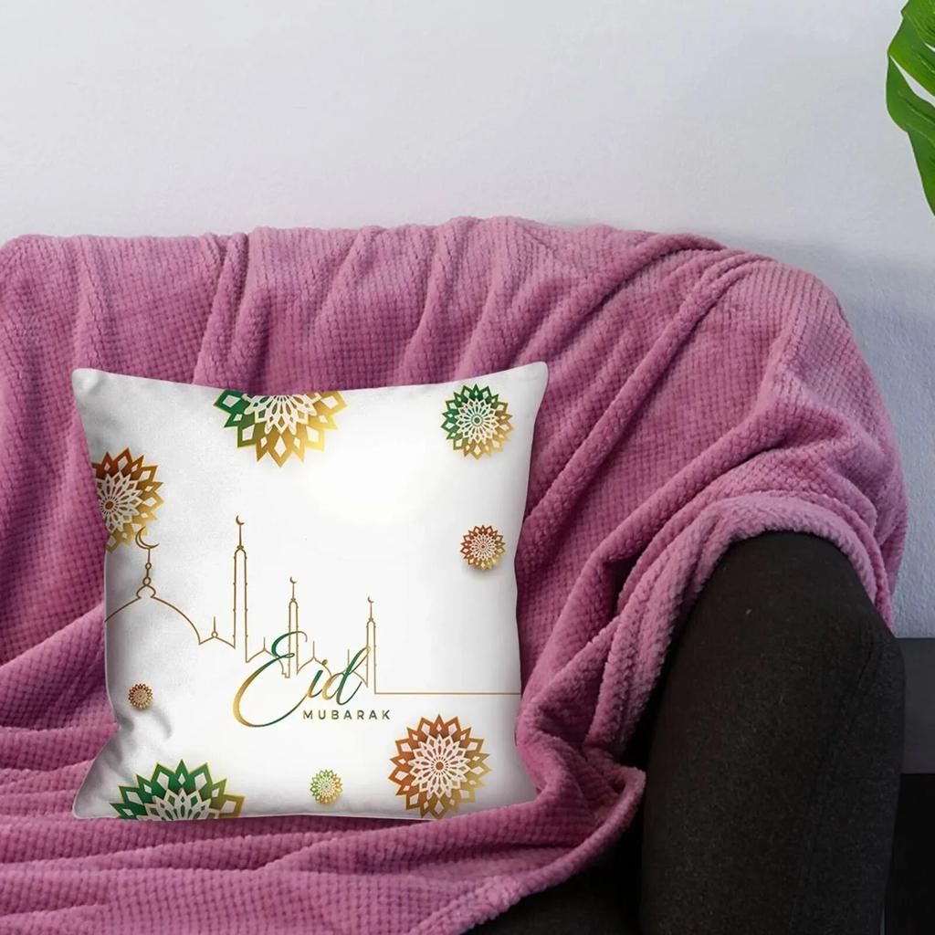 Украшение Рамадана Ид, декоративные наволочки, чехлы для диванных подушек, наволочки для кровати, наволочки из полиэстера, мусульманский домашний декор