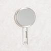 Acrylic Round Double-Sided Handle Mirror