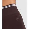 Gymshark Контрастные бесшовные леггинсы Heritage Brown B2c1h Ncnz
