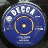 7inch Record DAVE BERRY - Little Things / I've Got A Tiger By F12103 Decca 1965 UK Rock Used