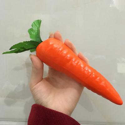 Имитация Моркови Реалистичный Внешний Вид Яркий Цвет Высокая Имитация Декоративный Экологически Чистый Декор для Дома Без Запаха Пена Имитация Овоща
