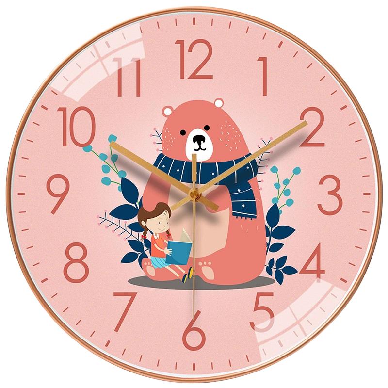 8 Inch Bedroom Simplicity Wall Clock Wall Clock Large Number Wall Clock Silent Watch Home Living Room Office Study