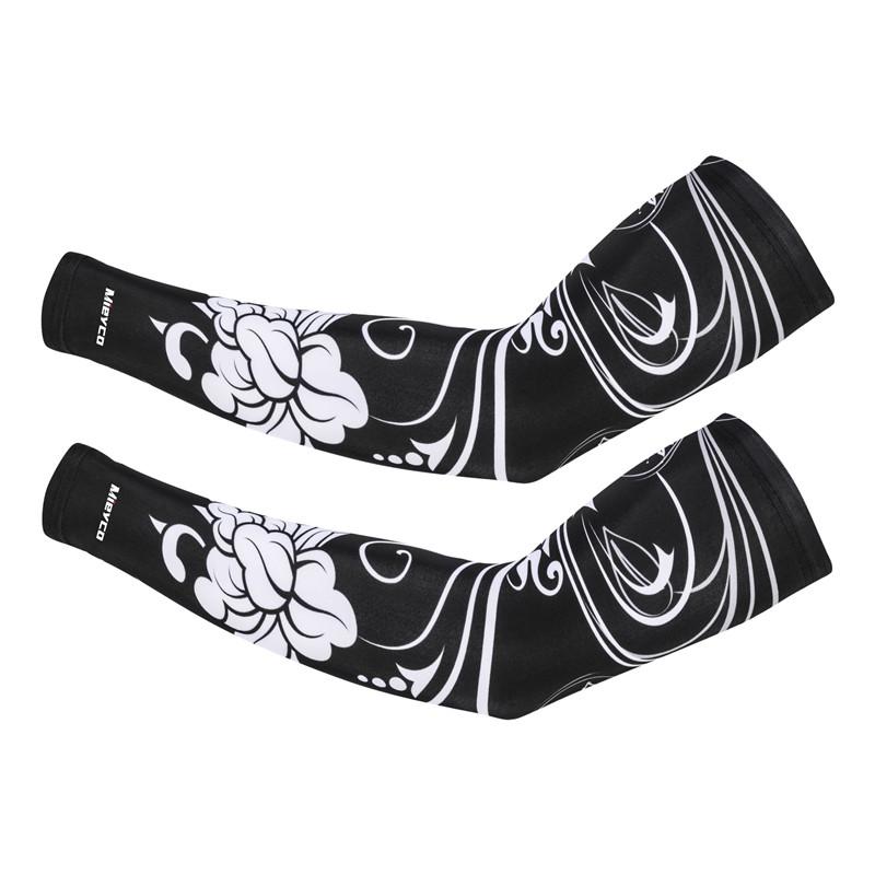 Men Cycling Arm Sleeves Sun Protection UV Proof Arm Covers Cuffs for Running Biking Driving Outdoor Sports 1