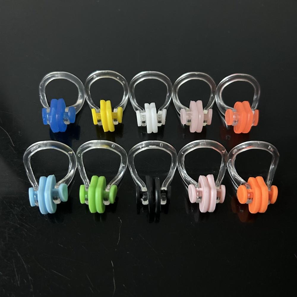 5Pcs Swimming Nose Clip Silicone Waterproof For Adults Kids
