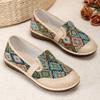 Shoes for Women's New Summer Breathable One-foot Single Shoe Linen Comfortable Ethnic Style Old Beijing Casual Cloth Shoes