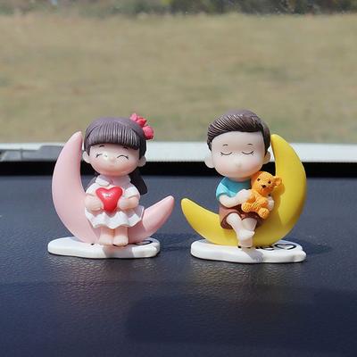 Свадебный парфюм, клип, орнамент, смоляная фигурка на приборной панели, милый автомобильный орнамент, модель, автомобильные аксессуары