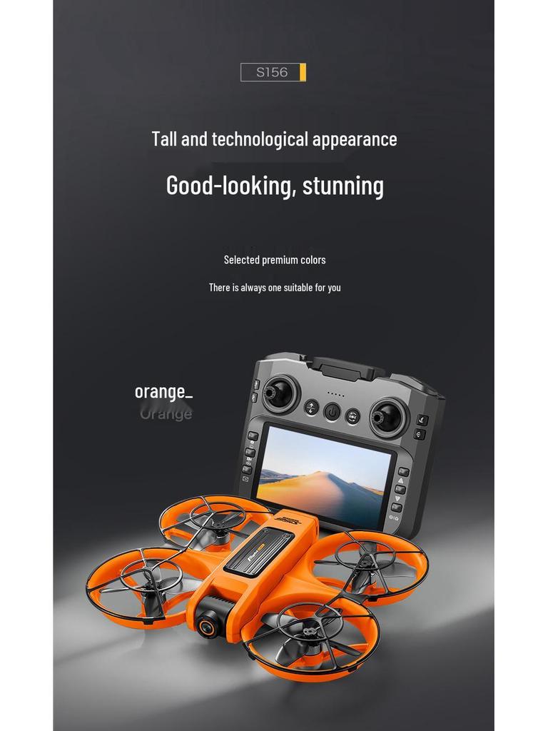 S156 Optical Flow Racing Drone with Screen Control, Large-Size Brushless Quadcopter