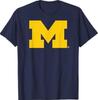 Официально лицензированная футболка с иконкой Michigan Wolverines, темно-синяя
