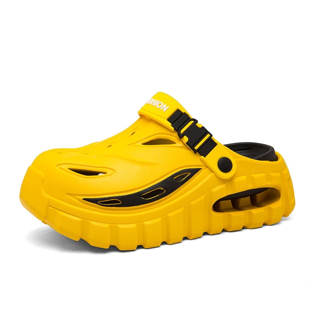 Orose Platform Sandals for Men, Clog Sandals, Slippers, Breathable Soft Sole, Beach Casual Fashion