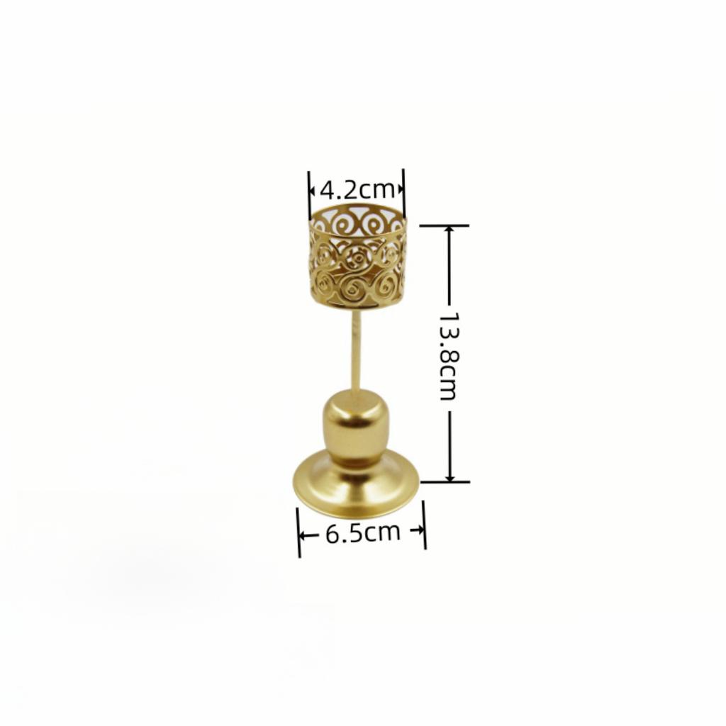 Геометрические украшения из полого железа, украшения для домашнего подсвечника