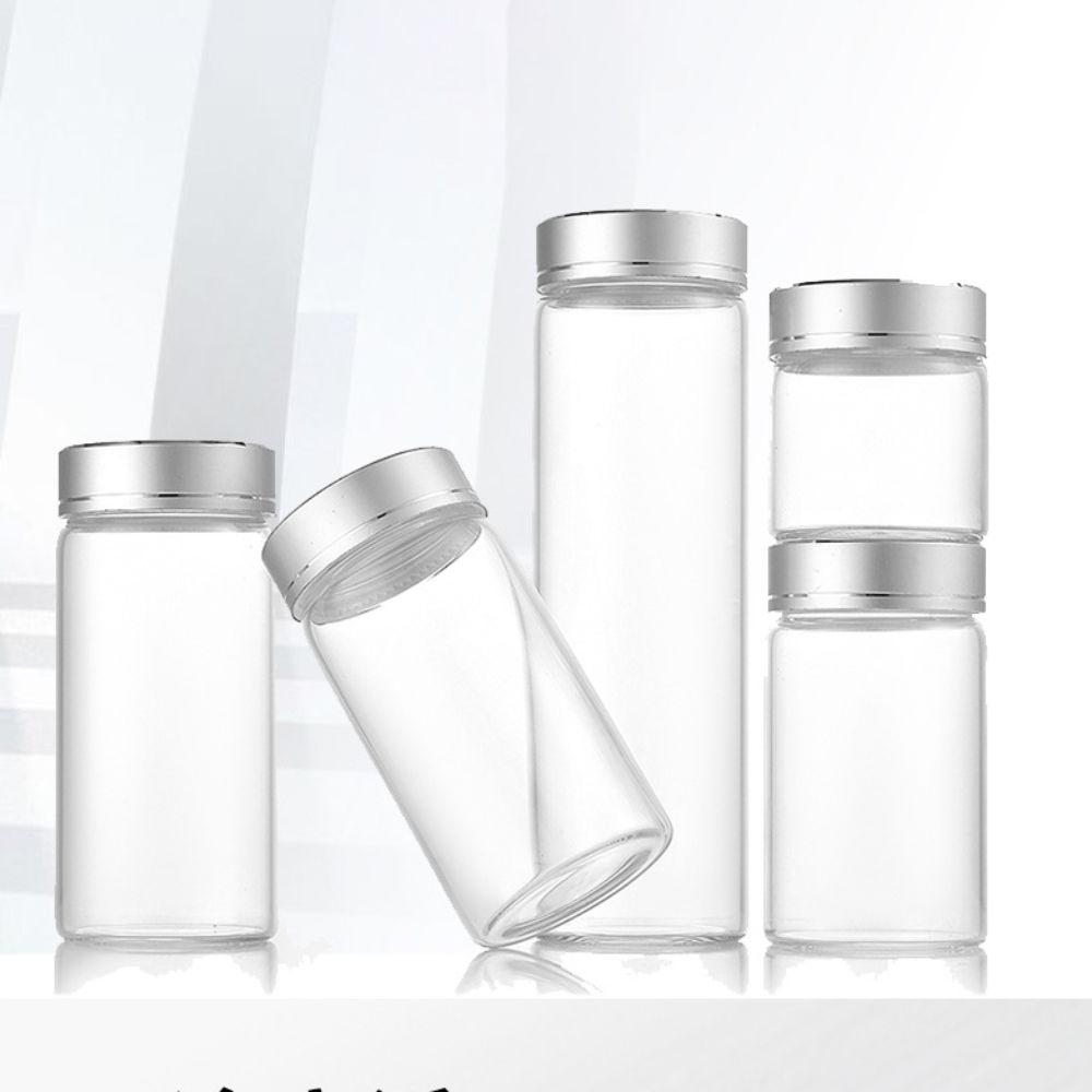 Мини-стеклянные герметичные банки Прозрачная стеклянная герметичная банка Прочная стеклянная бутылка для хранения