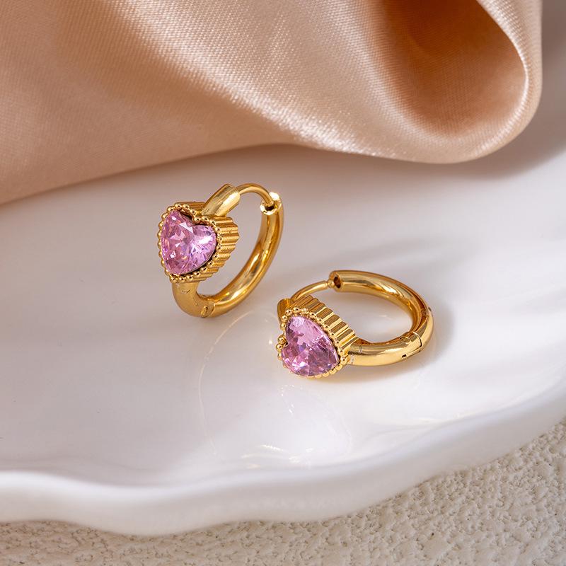 Высококачественные серьги-звезды из нержавеющей стали с винтажными изумрудами и цирконами