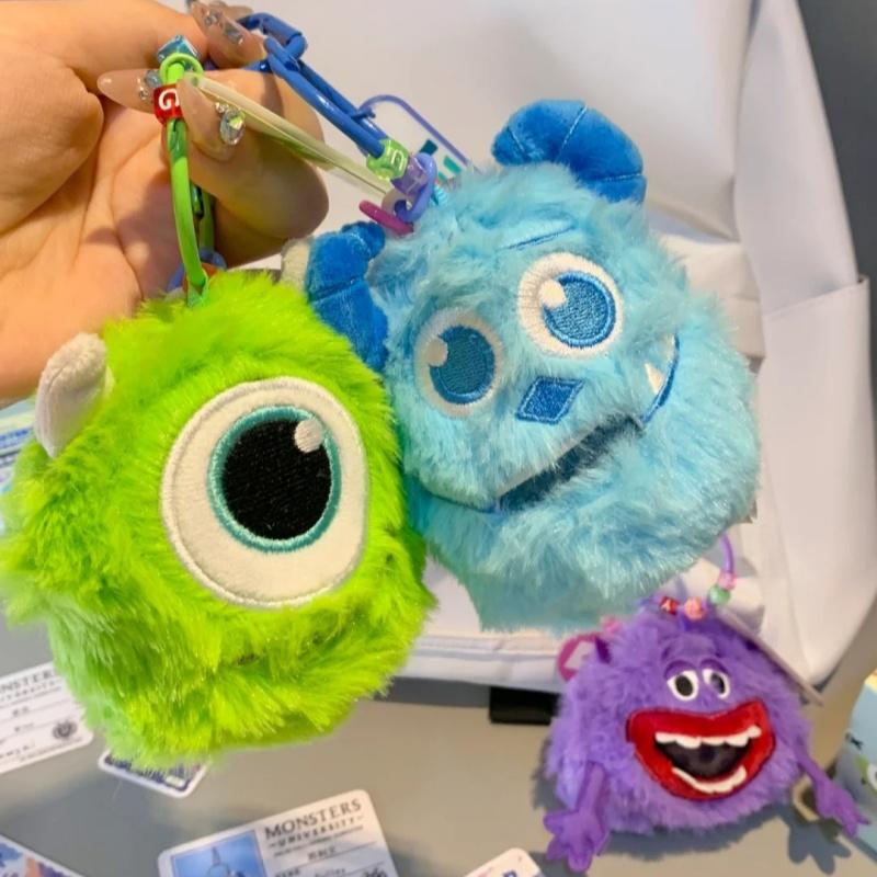 Pixar Monster University Plush Pinch Pendant Plush Toy Pendant backpack Couple Doll Toy Gifts