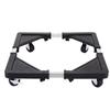 Rubber Wheel 40cm-60cm Mobile Fridge Stand Base,Washing Machine Stand with Wheels, Adjustable