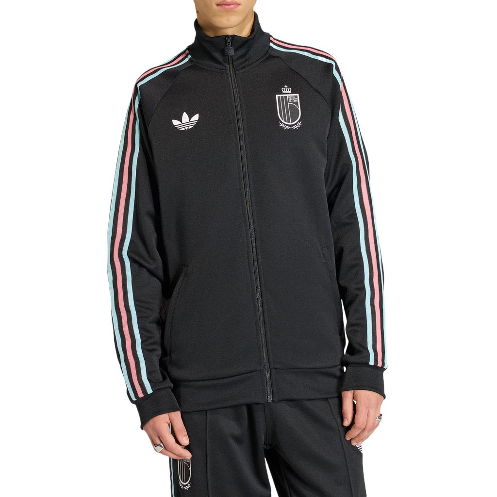 adidas Бельгия 2026 Оригинальная спортивная кофта 'Черная' Мужская JZ2206