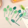 10 шт./компл., вилка для фруктов, пищевые зубочистки, украшение для обеда, бенто для детей, аксессуары, декор для торта, вечеринки, многоразовые вилки