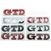 3D Металлическая эмблема GTD для автомобиля, наклейка на багажник, эмблема на решетку радиатора для Polo GTD MK4 MK5 MK6 MK7 Golf 4 5 6 7, автоаксессуары