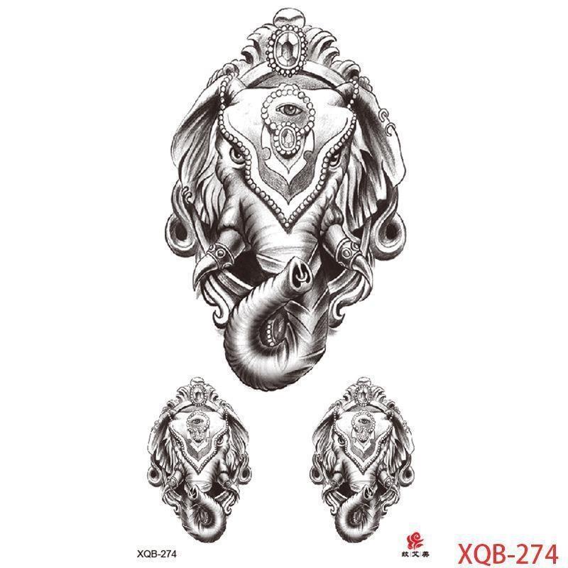 НОВЫЙ 1 ШТ. Водонепроницаемые Татуировки Временные Татуировки Наклейки Цветы Розы Татуировки Тела для Женщин Искусство Руки Татуировки Волк Тигр Лев Живопись Татуировки