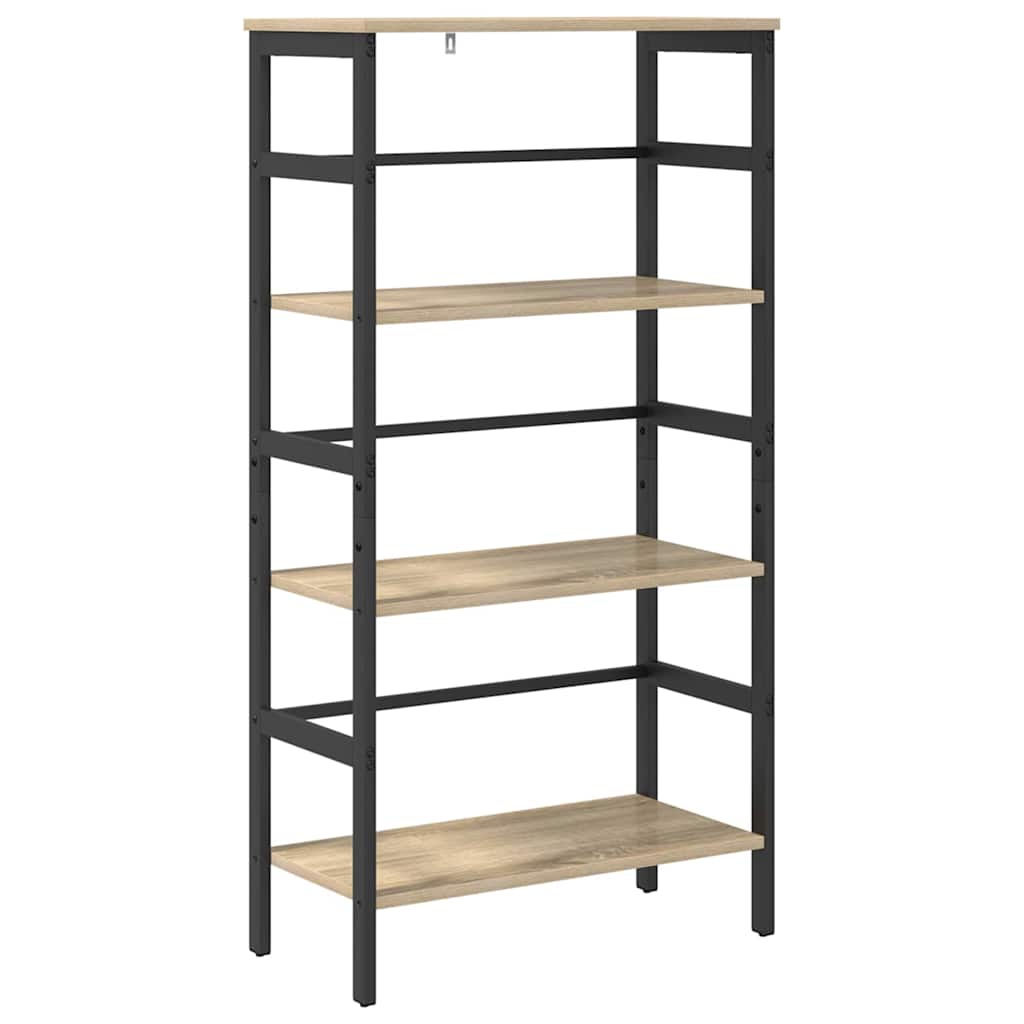 Bookshelf Sonoma Oak 60 x 29.5 x 115 cm Particleboard