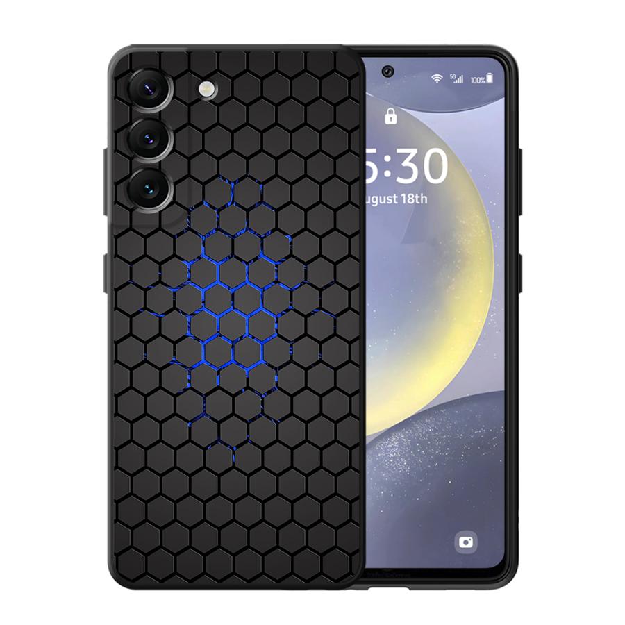 Геометрический чехол из углеродного волокна для Samsung Galaxy A57 A23 A25 A37 A22 A55 A53 A35 A26 A52 A36 A32 A24 A73 A51 Чехол для телефона A72 A71