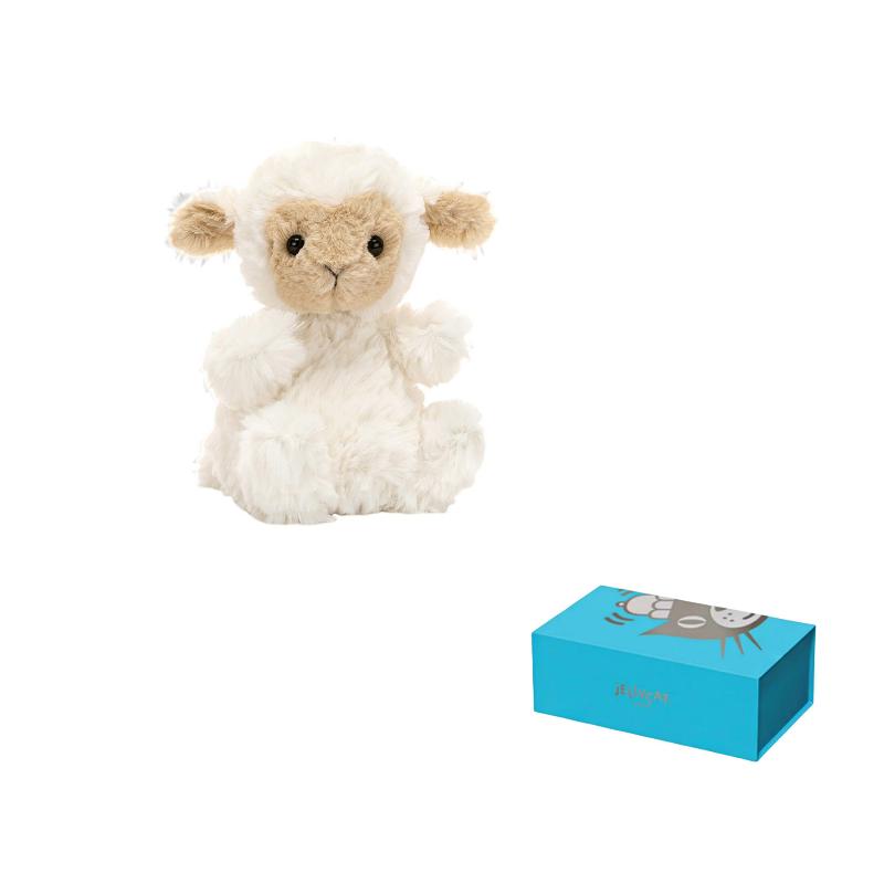 JELLYCAT Пасхальная коллекция Милый ягненок Успокаивающая кукла Плюшевая кукла Высота 15 см