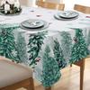 Рождественский Лес Кардинал Сосна Водонепроницаемая Скатерть для Вечеринки Декор Стола Зимний Праздник Кухня Обеденный Стол Скатерть Рождественский Декор
