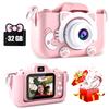 CIMELR Digital Camera for 1080P HD Video 32GB IPS LCD 4x USB Dual Lens and Rear Selfie Protective Case Perfect for Ages Birthday or Day Includes