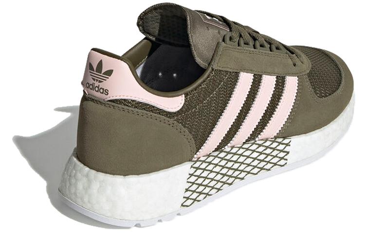adidas Originals Маратонские технологичные кроссовки Коричневый/Зеленый/Розовый Женские EE4952