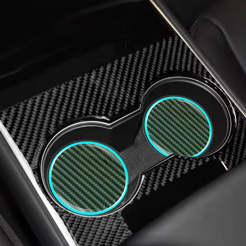 Ночные светящиеся подставки для подставок для салона автомобиля противоскользящий коврик ночник автомобильный коврик для стакана отделение для стакана с водой украшения для автомобиля аксессуары