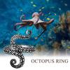 Octopus Opening Thimble Ring Finger Wear Knitting Tools Fashion Ring Sewing Accessories