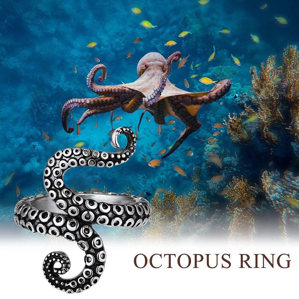 Octopus Opening Thimble Ring Finger Wear Knitting Tools Fashion Ring Sewing Accessories