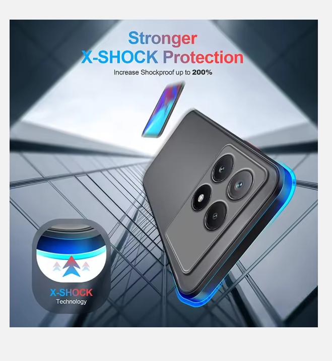 For Xiaomi Red Rice Shockproof Armor Matte Case For Xiaomi Red Rice K70 Pro K70 GT X3 NFC M5 M4 M6 Pro F5 Pro F3 F4 F6 Bumper Shockproof Phone Cover