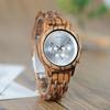 Женские деревянные часы BOBO BIRD, Легкие кварцевые часы с аналоговым дисплеем и отображением даты, Модные деревянные часы (П18-2)