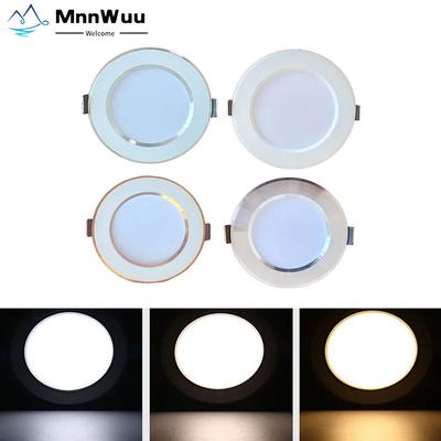 Светодиодный светильник 110 В 220 В Spot 5 Вт 7 Вт 9 Вт 12 Вт 15 Вт 18 Вт 20 Вт Встраиваемый в потолок светодиодный светильник Light Холодный теплый белый свет Лампа