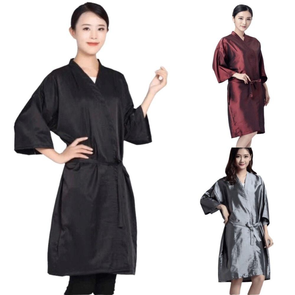 Стрижка волос Парикмахерская Пеньюар Профессиональный Парикмахерский Фартук Универсальный Женский Халат для Ванны Красота