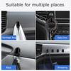 Mini Car Hook Interior Storage Holder Hanger for Earphone Key Cable Self Adhesive Dashboard Wall Hanging Hook Auto Accessories