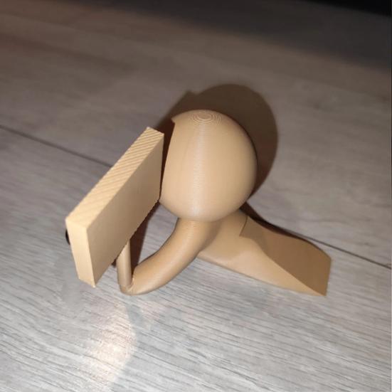 Злодей Стопор для двери Клин Защита стены Противоскользящий Ветрозащитный Без сверления Противоударный Ковер Плитка Бетон Деревянный пол Просит помощи Парень Стопор для двери