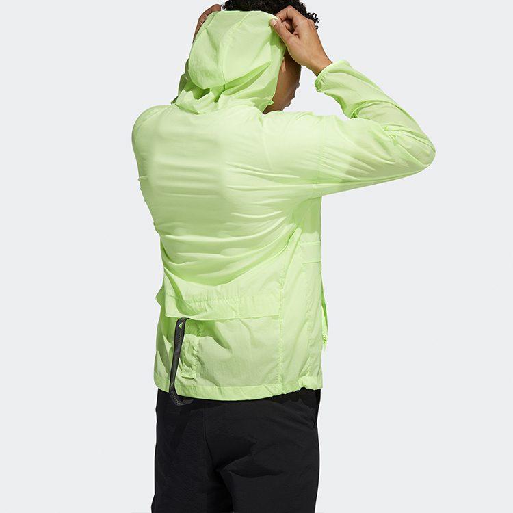adidas Куртки Мужские Сигнальный Зеленый С Капюшоном Умеренные Другие FT2780