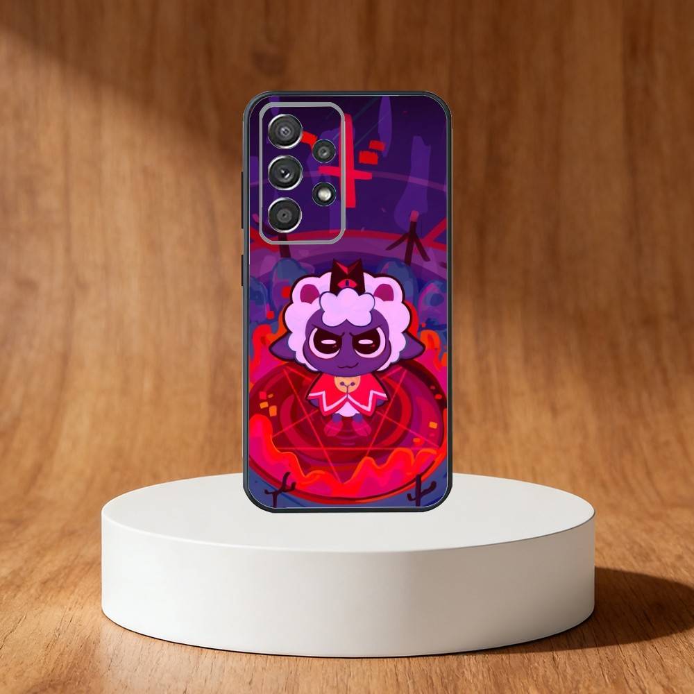 Cult Of The L-Lamb Game Phone Case For Samsung S25,S24,S21,S22,S23,S30,Ultra,S20,Plus,Fe,Note,10,9,5G Black Cover