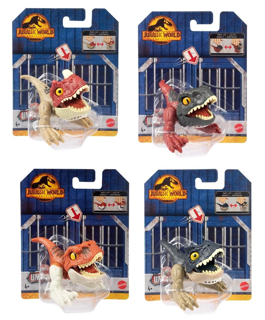 Mattel JURASSIC WORLD Новая коллекция линеек в коробке из 4 штук и раскладушка [Продано 4] [Игрушка динозавр] [Старение] 986C-HFR10