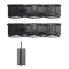 3Pcs/Set Kitchen Magnetic Fridge Mount Carbon Steel Storage Rack for Stanley Cup and Lid Holder