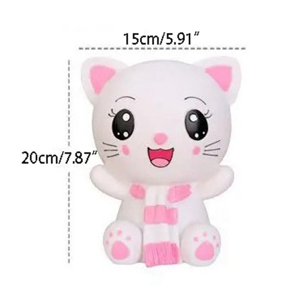 Мультфильм Счастливый Кот Украшение Милый Животный Сберегательный Горшок Простая Маленькая Кошка Копилка Детская Игрушка